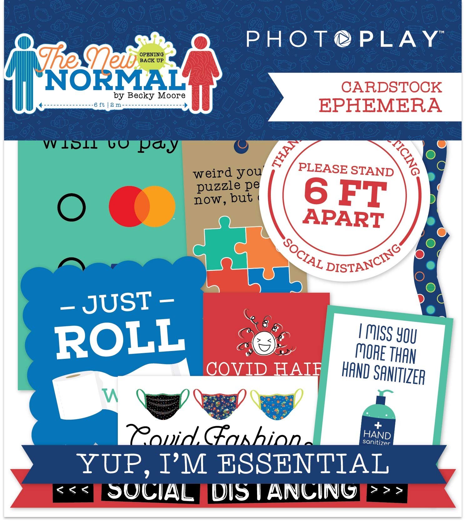 The New Normal Ephemera Cardstock Die-Cuts-