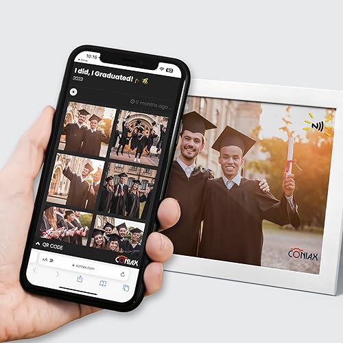 Miniatura 5 de Álbum de fotos NFC de marco inteligente CONIAX de impresión personalizada