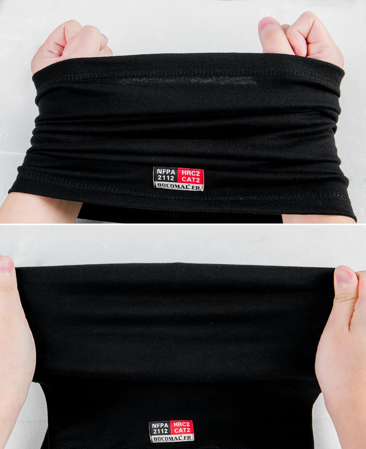 BOCOMAL FR Neck Gaiters Face Mask 7oz Mightweight Flame Resistant Welding Hood NFPA2112 CAT2