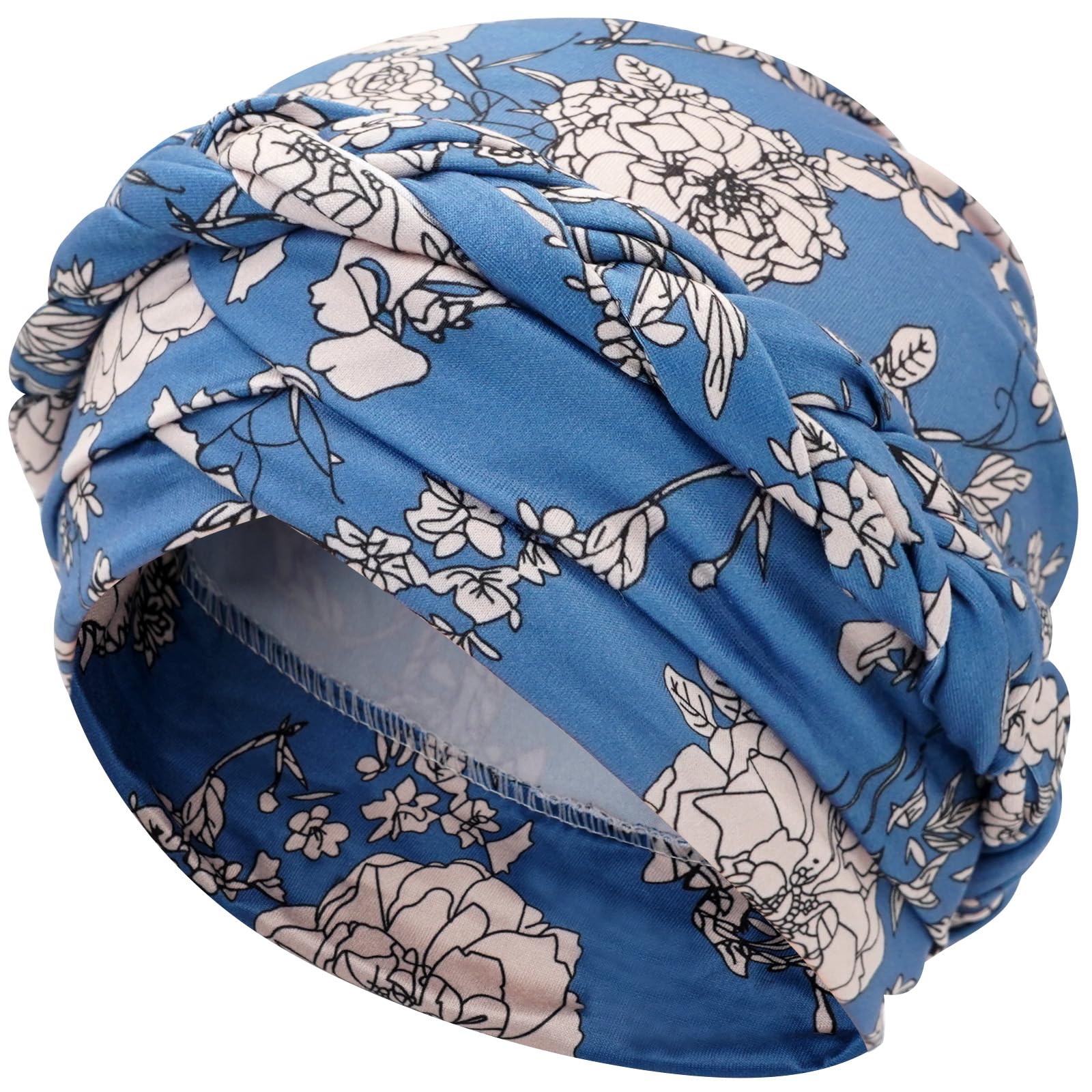 LIMHOO Turban torsadé pré-noué pour femme - Style bohème - Pour chimio perte de cheveux - Style décontracté