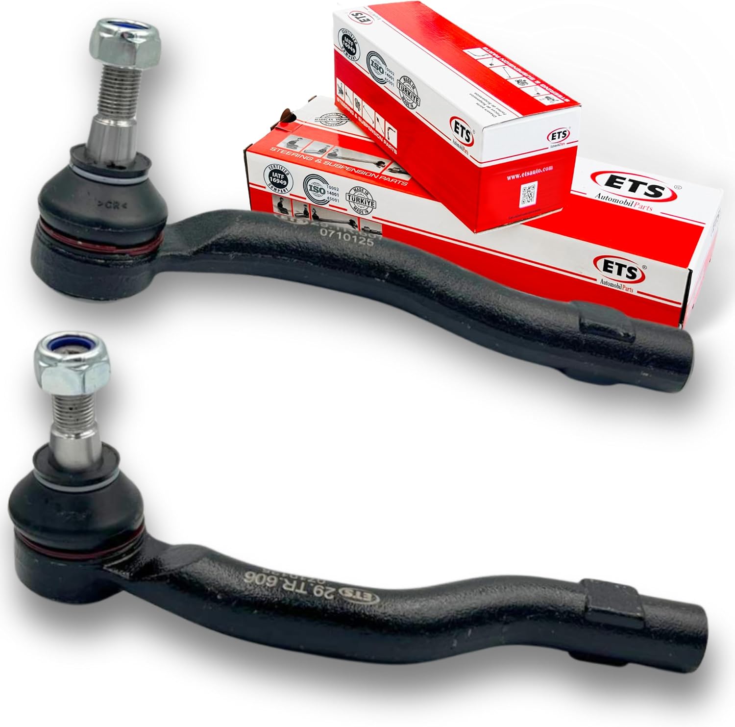 ETS 2Pc Front Left & Right Outer Tie Rod End Kit ES80602 ES80603 Fits Lexus ES330 2004-2006 / ES350 2007-2012 / Toyota Avalon 2005-2012 / Camry 2004-2011 / Solara 2004-2008