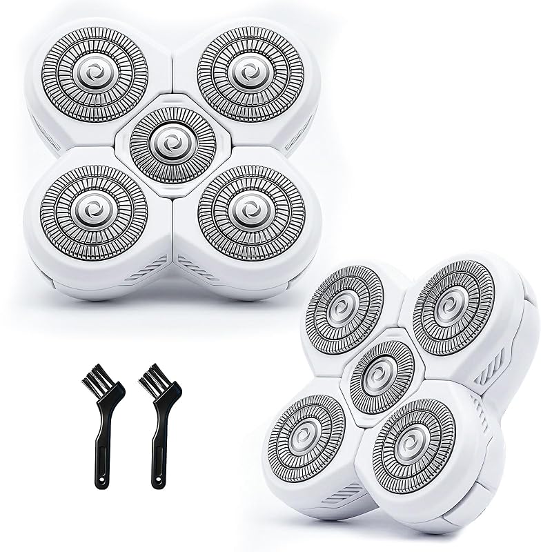 Cabeças de reposição com 5 lâminas para Freebird FlexSeries BodySmooth Razor, pacote com 2