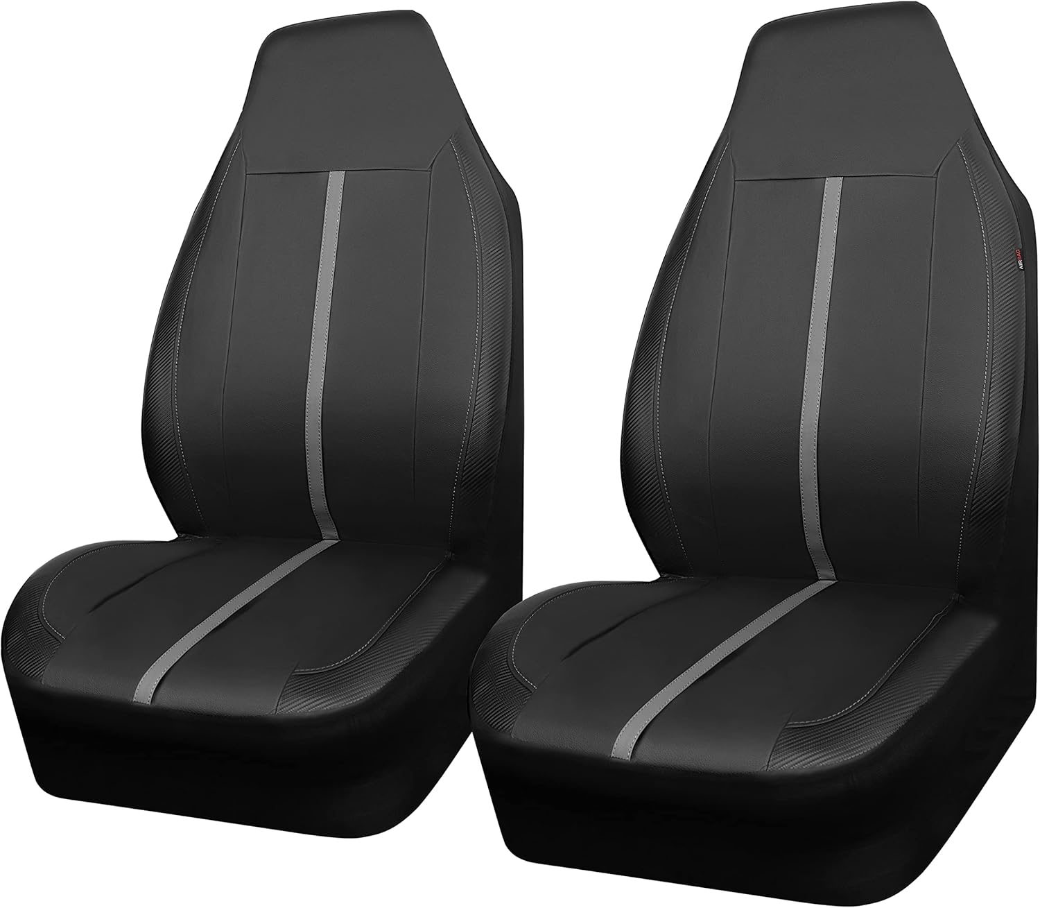 CARGRAND Leather Car Seat Covers Front Only, PU Leather