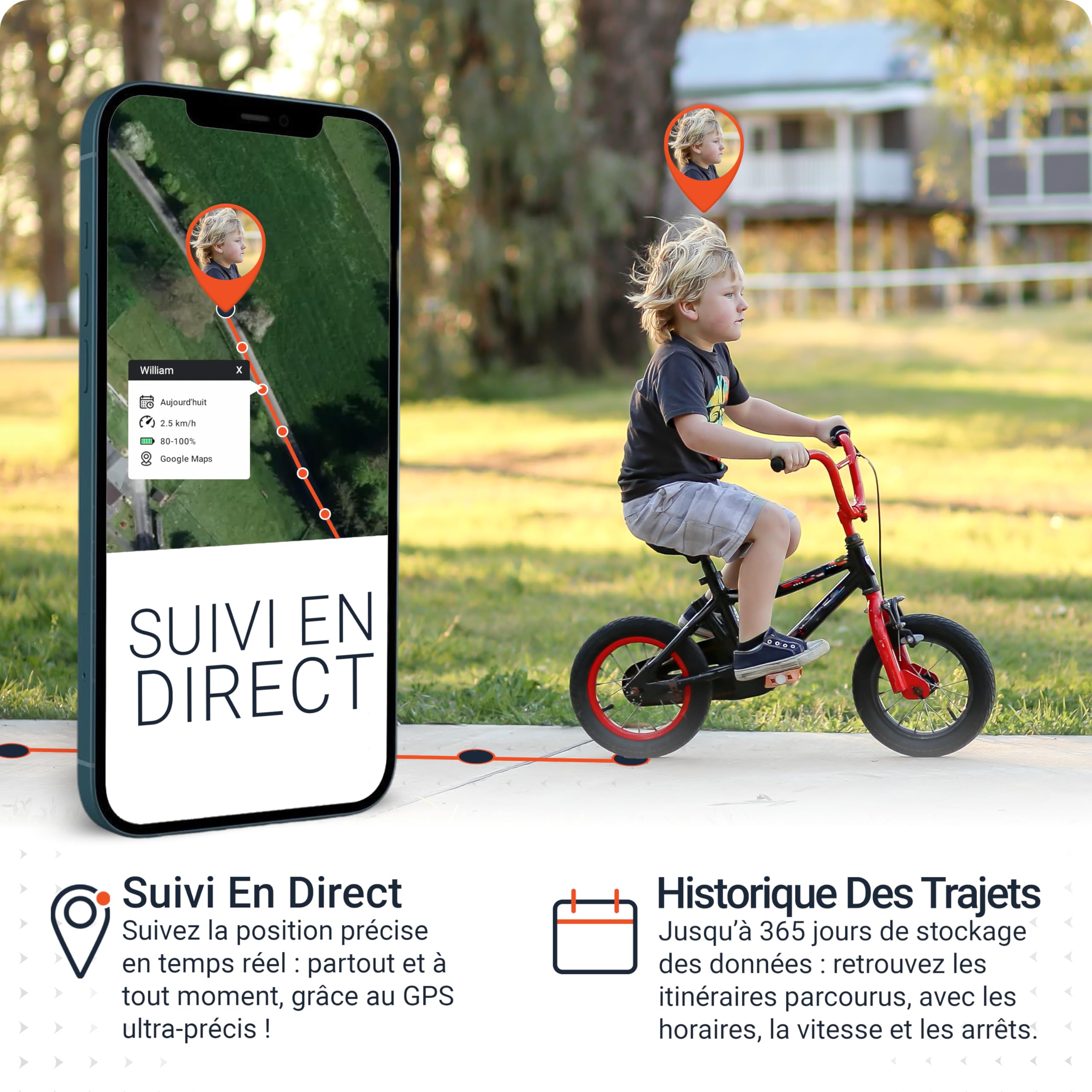 PAJ Easy Finder 4G - Mini Traceur GPS pour Seniors, Enfants et Soins Alzheimer - Bouton SOS, Messages vocaux, localisation en Temps réel - Autonomie Jusqu’à 14 Jours