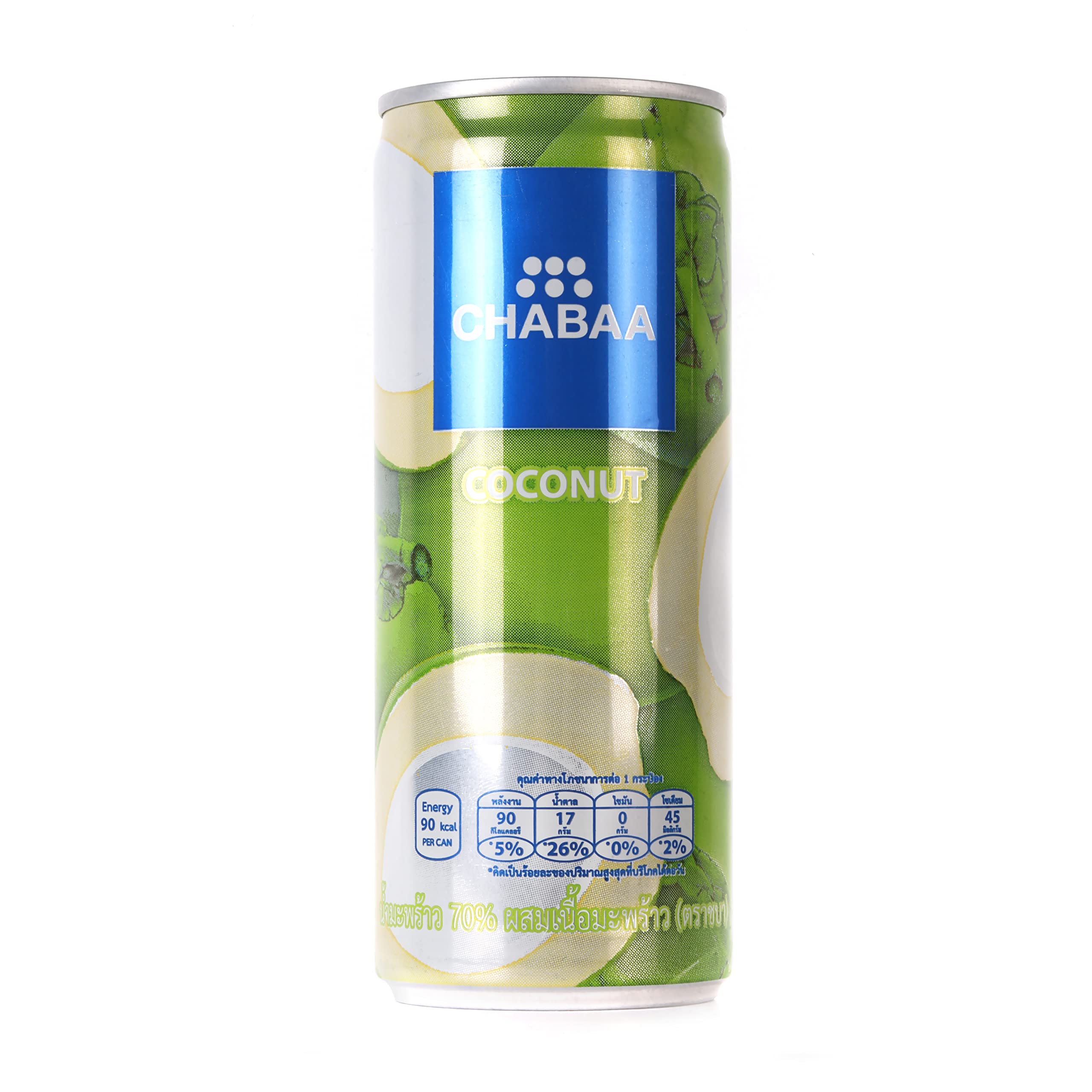 Chabaa Young Coconut Juice Drink with Coconut Flesh, 7.77 fl oz ℮ 230 ml (B008HZFG7W) Amazon Price History, Amazon Price Tracker
