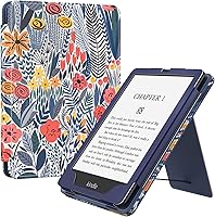 Vista 10 de MoKo Funda para Kindle Paperwhite de 6.8" (11ª generación-2021) y Kindle Paperwhite Signature Edition, funda delgada de poliuretano con encendido