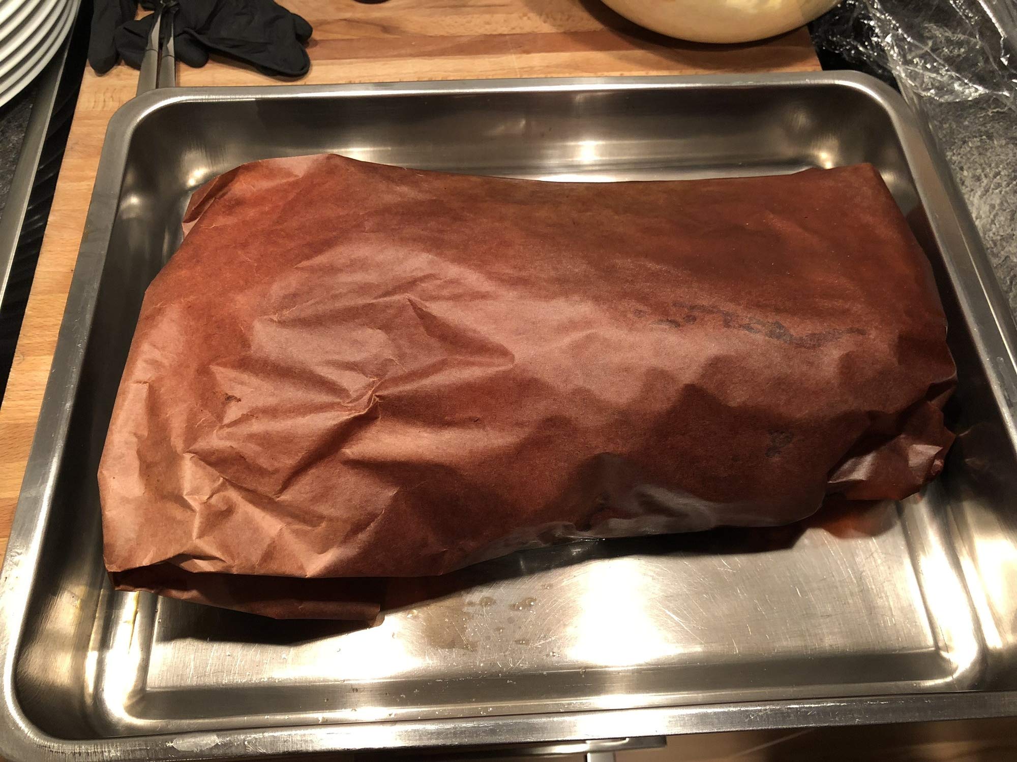 Oren Pink Butcher Paper – 40 m x 61 cm – Original Butcher Paper USA – Papel de carne para ahumar, brisket & BBQ – Papel de parrilla resistente al calor como alternativa de aluminio – Accesorios para