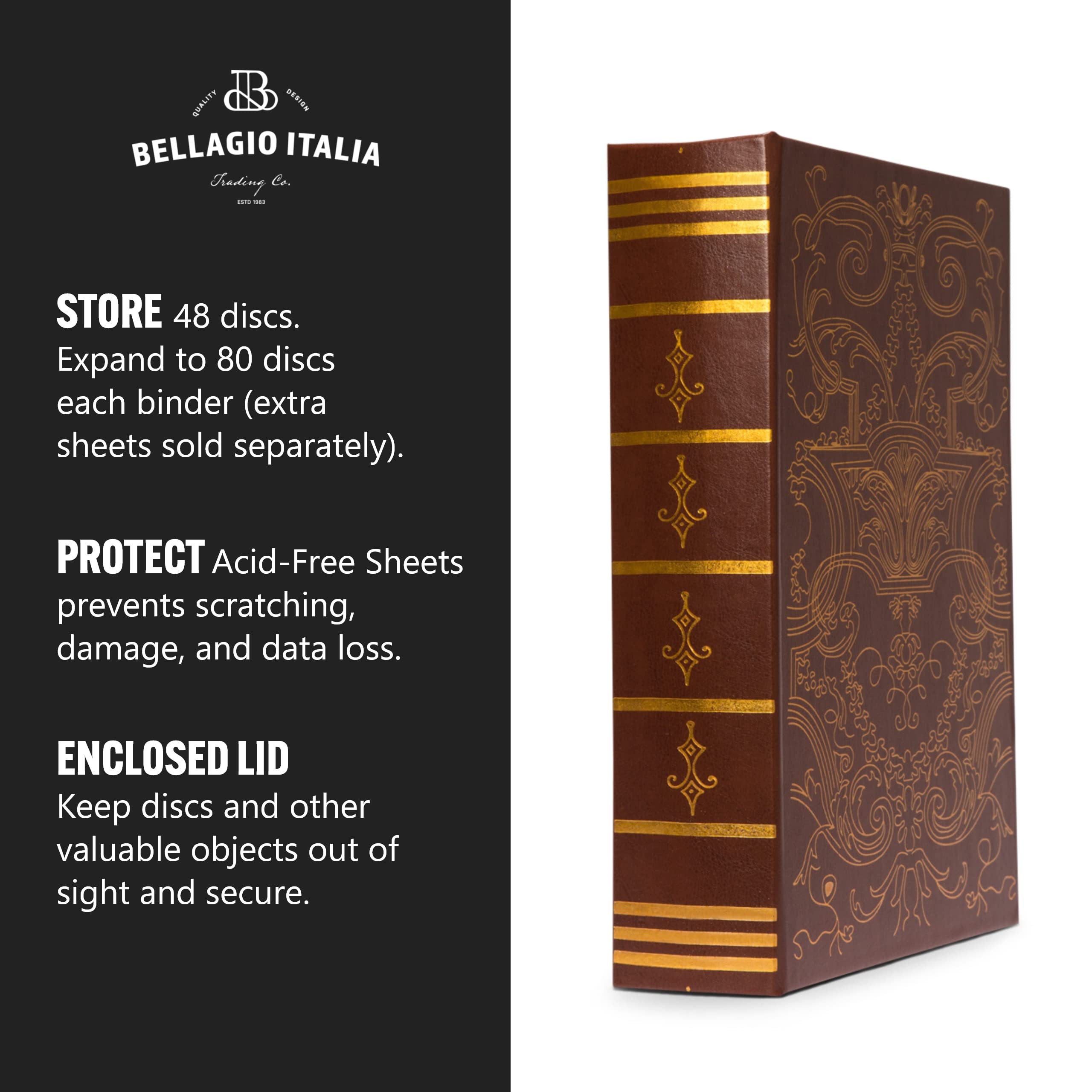 Amazon.com: Bellagio-Italia Olde World Imperial DVD Storage Box