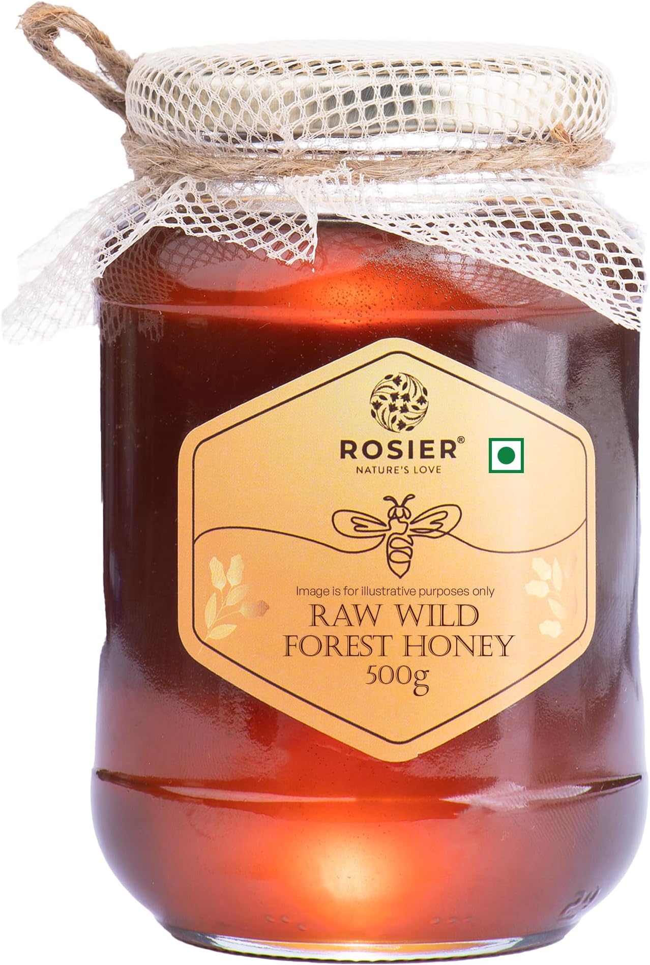 Wild Forest Himalayan Honey, Pure, 100% Natural and Ayurvedic, Rich in Vitamins and Minerals, Helps in Curing Cough & Cold (500 gm)