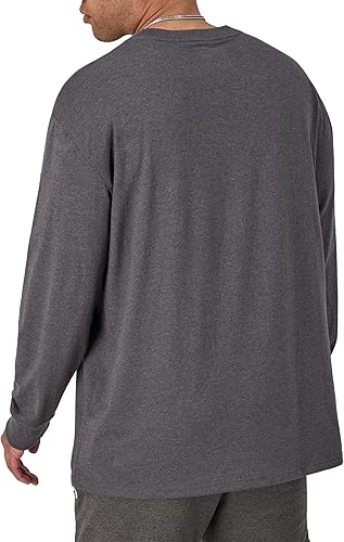 Miniatura 5 de Champion Mens Long Sleeve Tee Mens Logo Tee Mens Classic Logo Tee Negro, Gris grafito, Azul marino/flor y brillo, Gris Oxford, Regal azul marino,