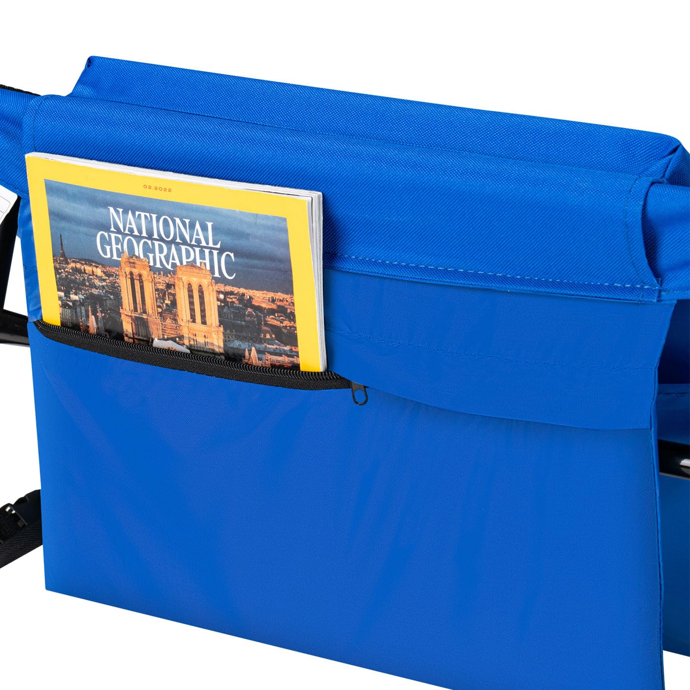 BAKAJI Lettino da Spiaggia Stuoia Materassino Telo Mare Pieghevole Impermeabile Regolabile 5 Posizioni Imbottita Chiusura Borsa Trasporto, Supporto Schienale Campeggio Resistente Antisabbia