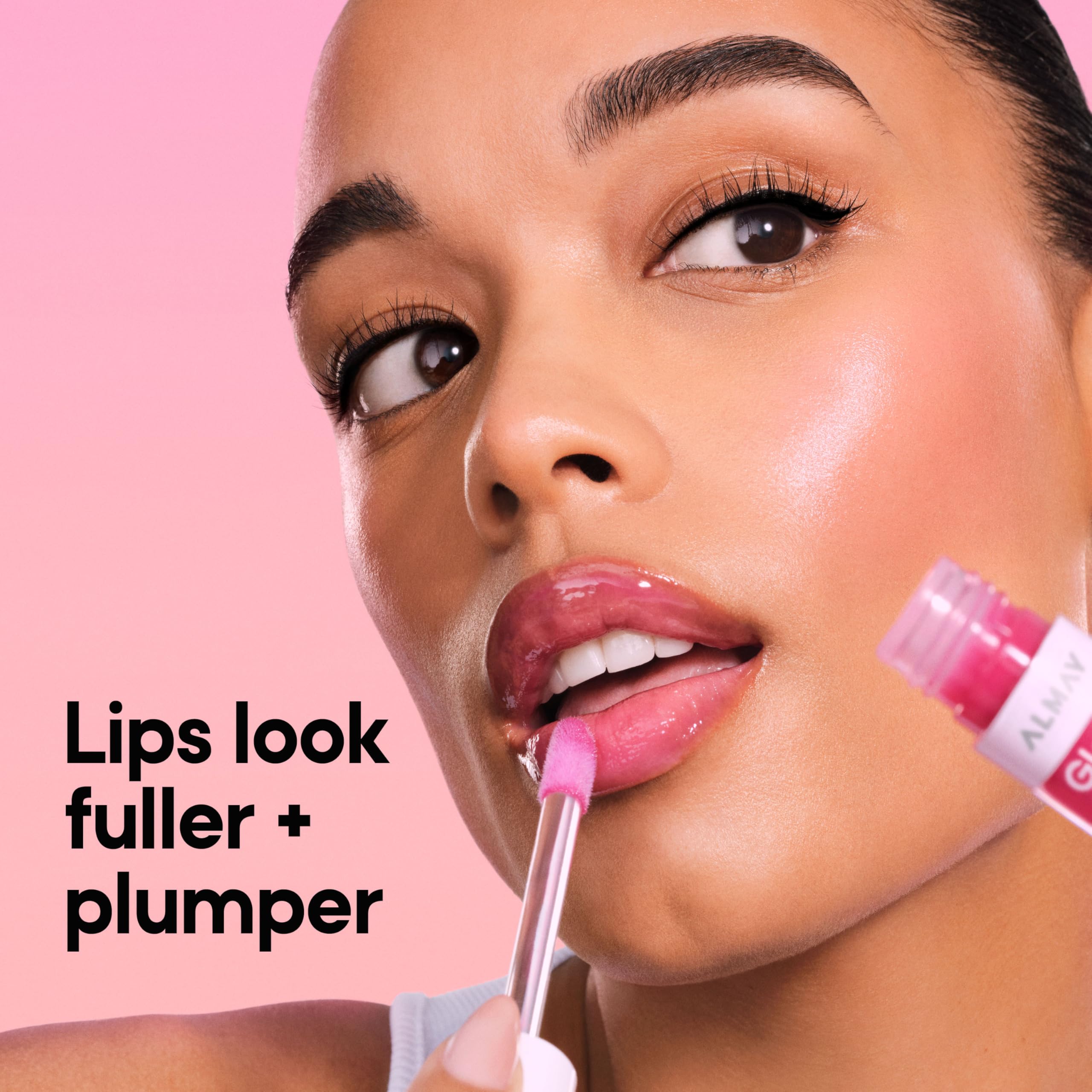 Almay Gleam Big Lip Serum - Cherry Shine -7