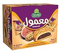 Vista 6 de Halwani Bros Maamoul - Galletas rellenas de higos y nueces, 16 piezas de 10.15 onzas