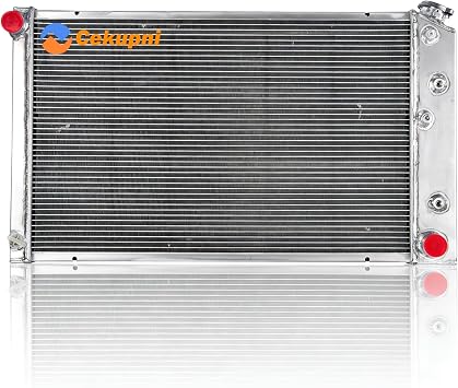 CC161 3 Row Aluminum Radiator for 1971-1990 Chevy C10 C20 C30 K10 K20 - Fits Caprice, Chevelle, Malibu, Impala, GMC & Buick Models