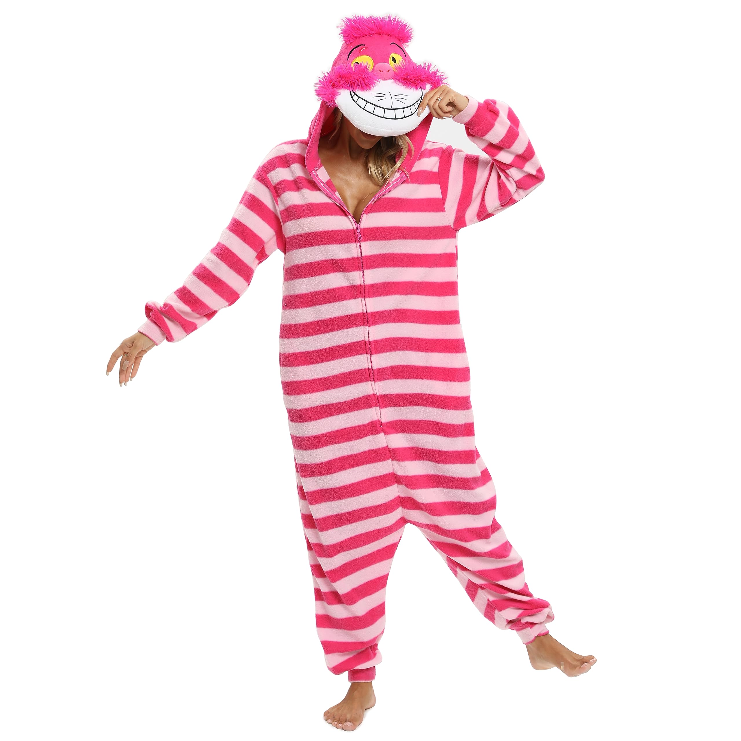 LBJR Pigiamone Animali Pigiama Intero Costume di Cosplay Party Halloween Carnevale Animali Pigiama