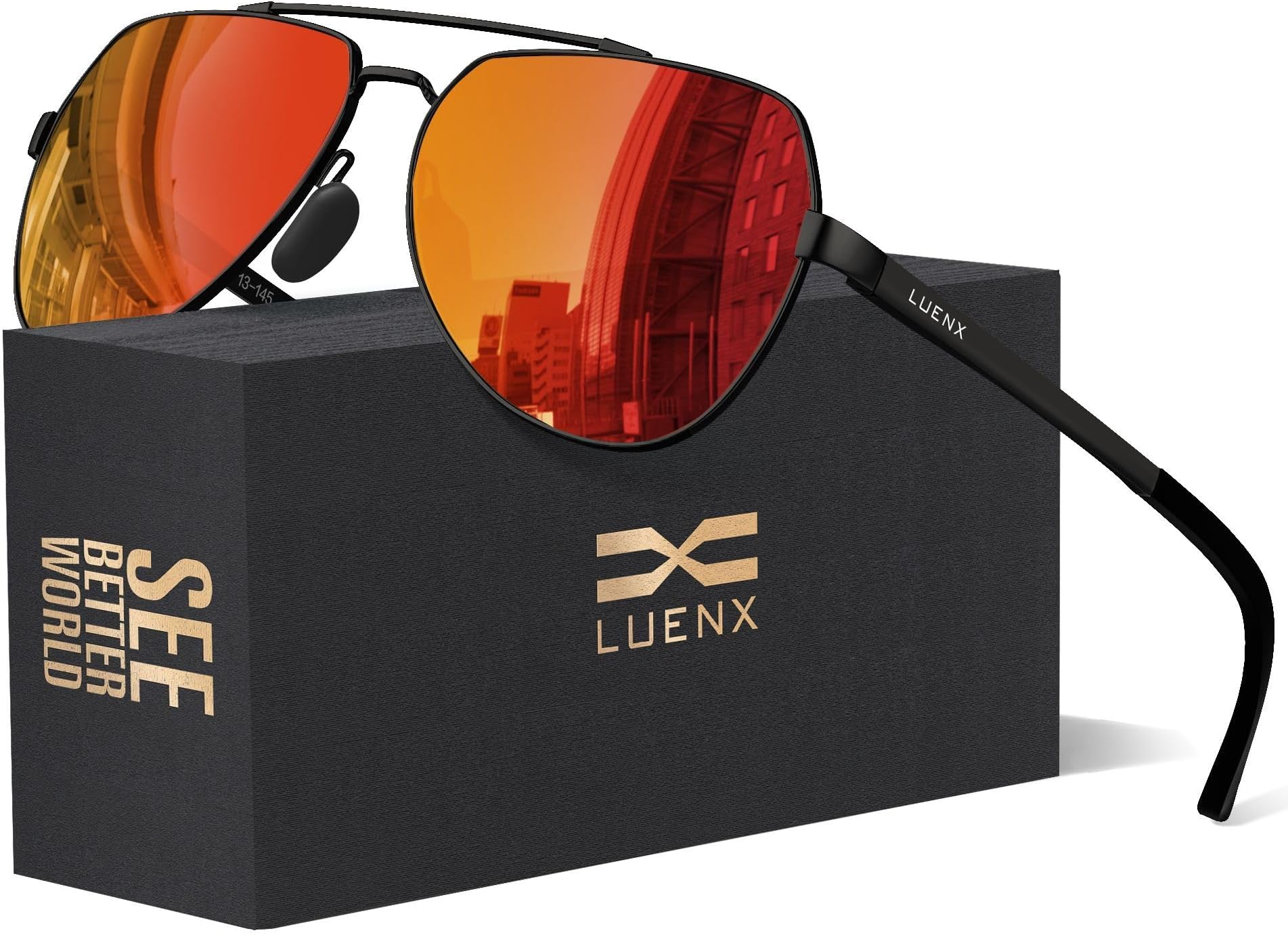 Aviator Sunglasses for Men Women Polarized New Shades Flexible Spring Hinge - UV 400 Protection