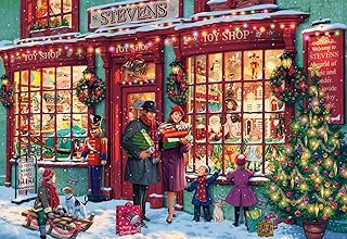 Buffalo Games - Christmas Toyshop - 2000 Piece Jigsaw Puzzle for Adults Challenging Puzzle Perfect for Game Nights - 2000 Piece Finished Size is 38.50 x 26.50