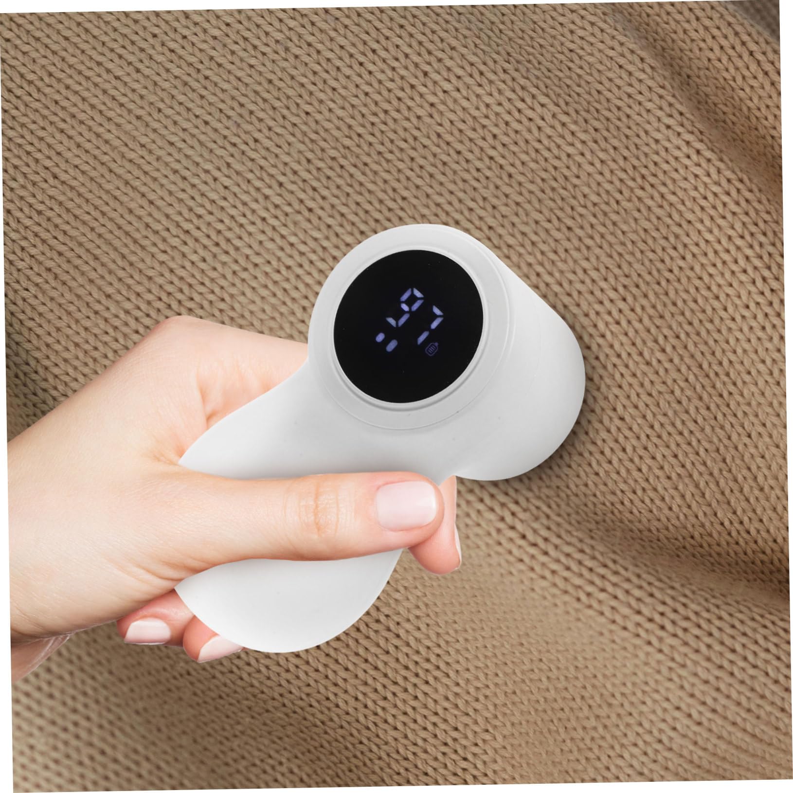 Rimuovi-pelucchi per Vestiti Elettrico Portatile per Abiti | 800mah, Corpo Abs e Acciaio Inox, Adatto anche Cappotti e Cuscini Divano