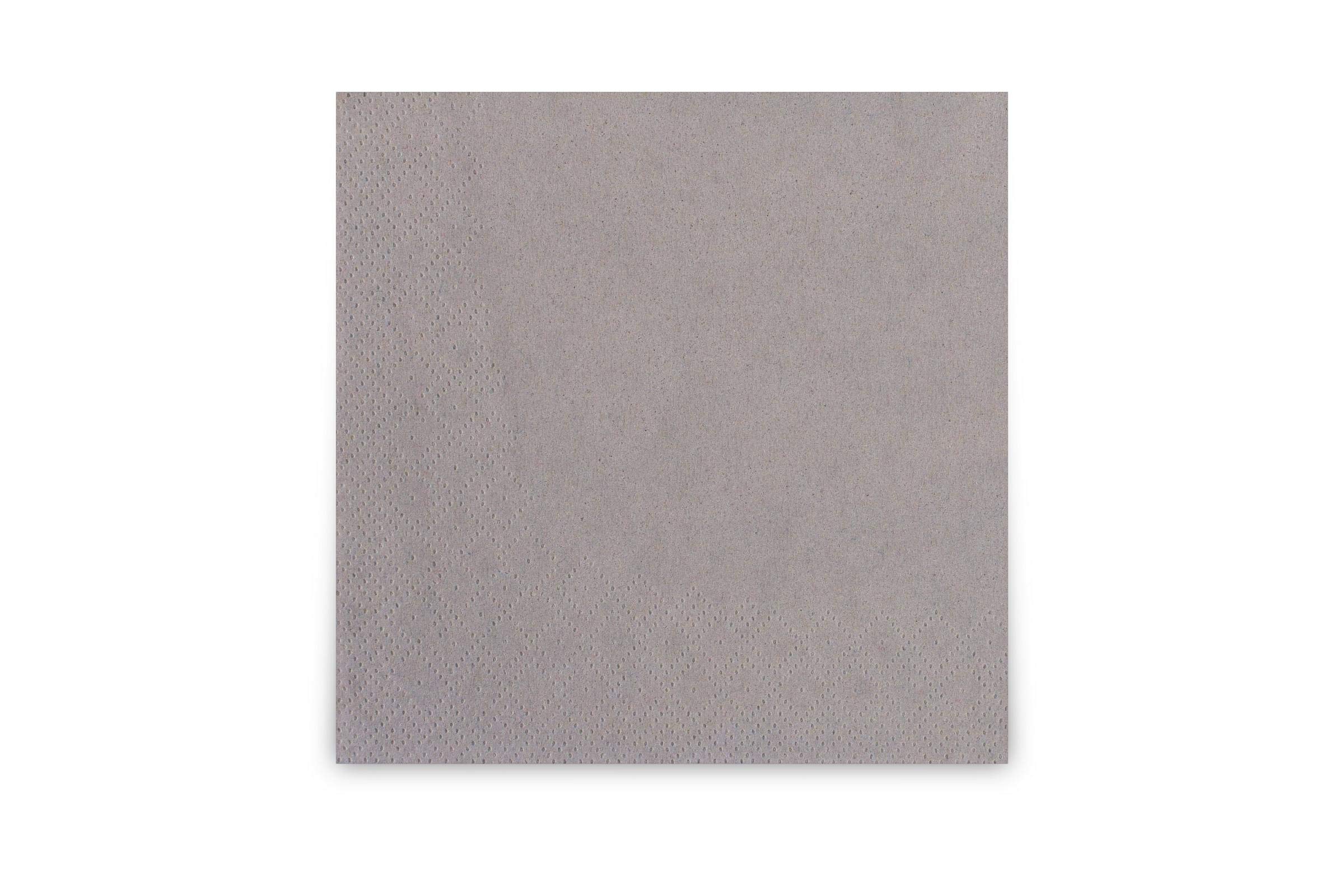 Tovaglioli da cocktail, 24 x 24 cm, 2 pz, colore: grigio