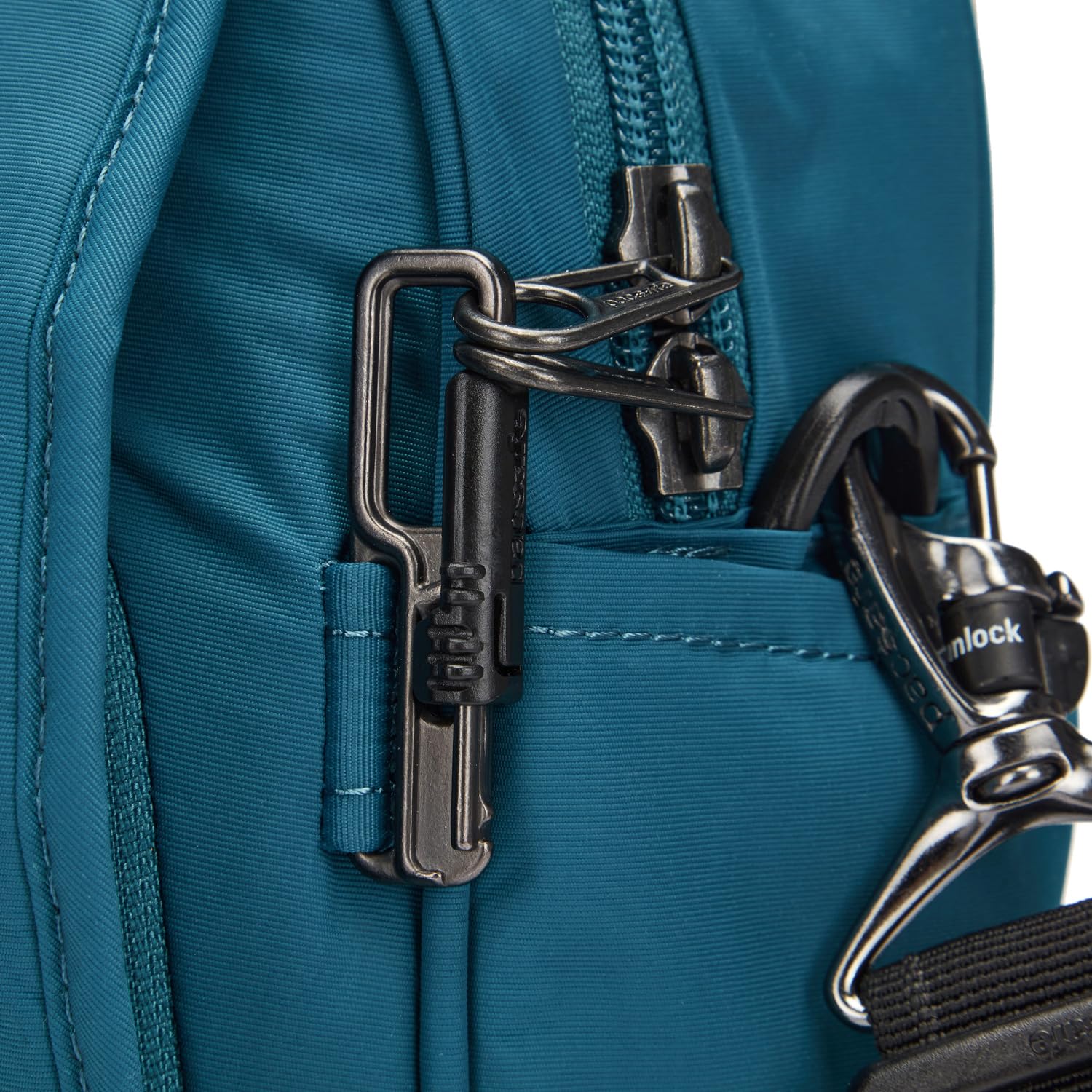 Pacsafe LS200 Crossbody - Anti-Diebstahl-Umhängetasche aus ECONYL