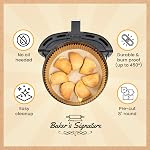 Baker's Signature Jetable 8" Cycle Air Fryer Parchemin Paper Liner, 250 Pcs - Compatible avec Jusqu'à 5.8 Paniers (paquetage mai vary)