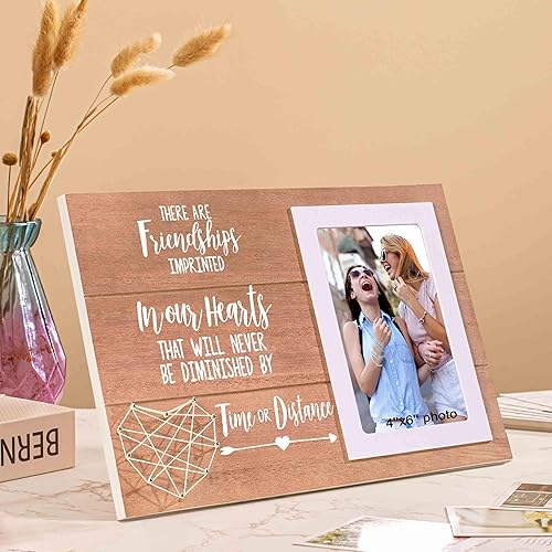 Miniatura 48 de NZY Regalos de aniversario, cumpleaños, San Valentín, Navidad, marco de regalo para novio, novia, marido, esposa, pareja, mejor amigo, único