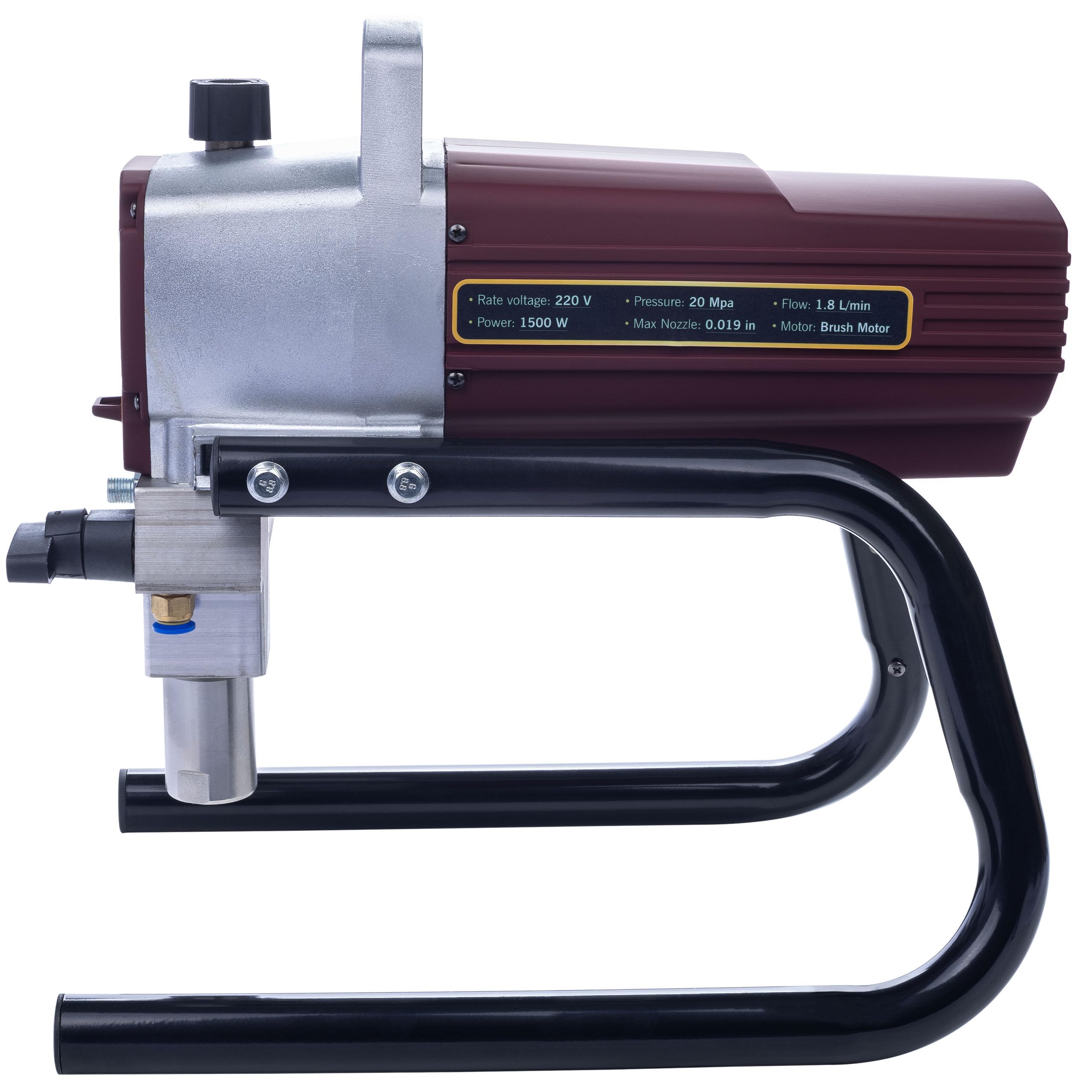 Zenthril Set Force A EasyPerformance – Airless rozpylacz farby 1500 W, 20 MPa, 1,8 l/min | 3 dysze (513, 517, 519) i 3 filtry (30/60/100 µm) | urządzenie do lakierowania wewnątrz i na zewnątrz