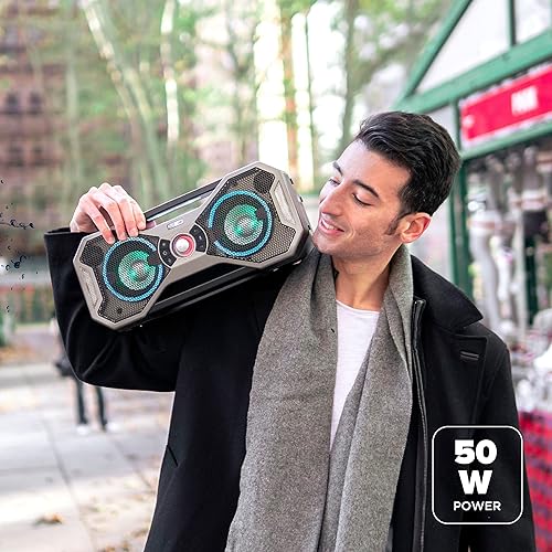 Miniatura 5 de Altec Lansing Mix 20 - Altavoz Bluetooth impermeable IP67 altavoz flotante portátil con graves fuertes altavoz inalámbrico de viaje para piscina