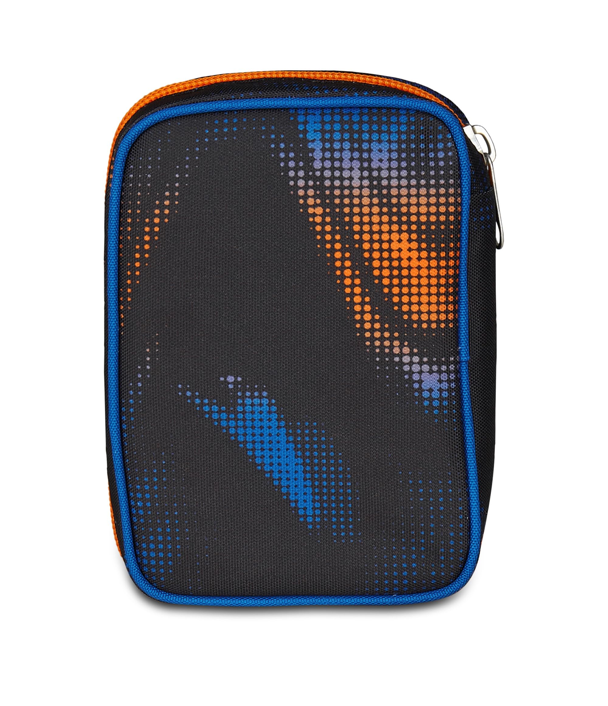 Seven Astuccio Scuola Speed Pad, Nero, Portapenne Mono Scomparto con Plance Amovibili, Completo Di Penne, Matite, Colori, Accessori Zaino, Scuola Elementare, Bambino