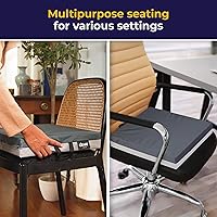 Vista 9 de Cojín para protección de la piel gel "E" para silla de ruedas, de Drive Medical, 14894, Azul oscuro, 1, 1