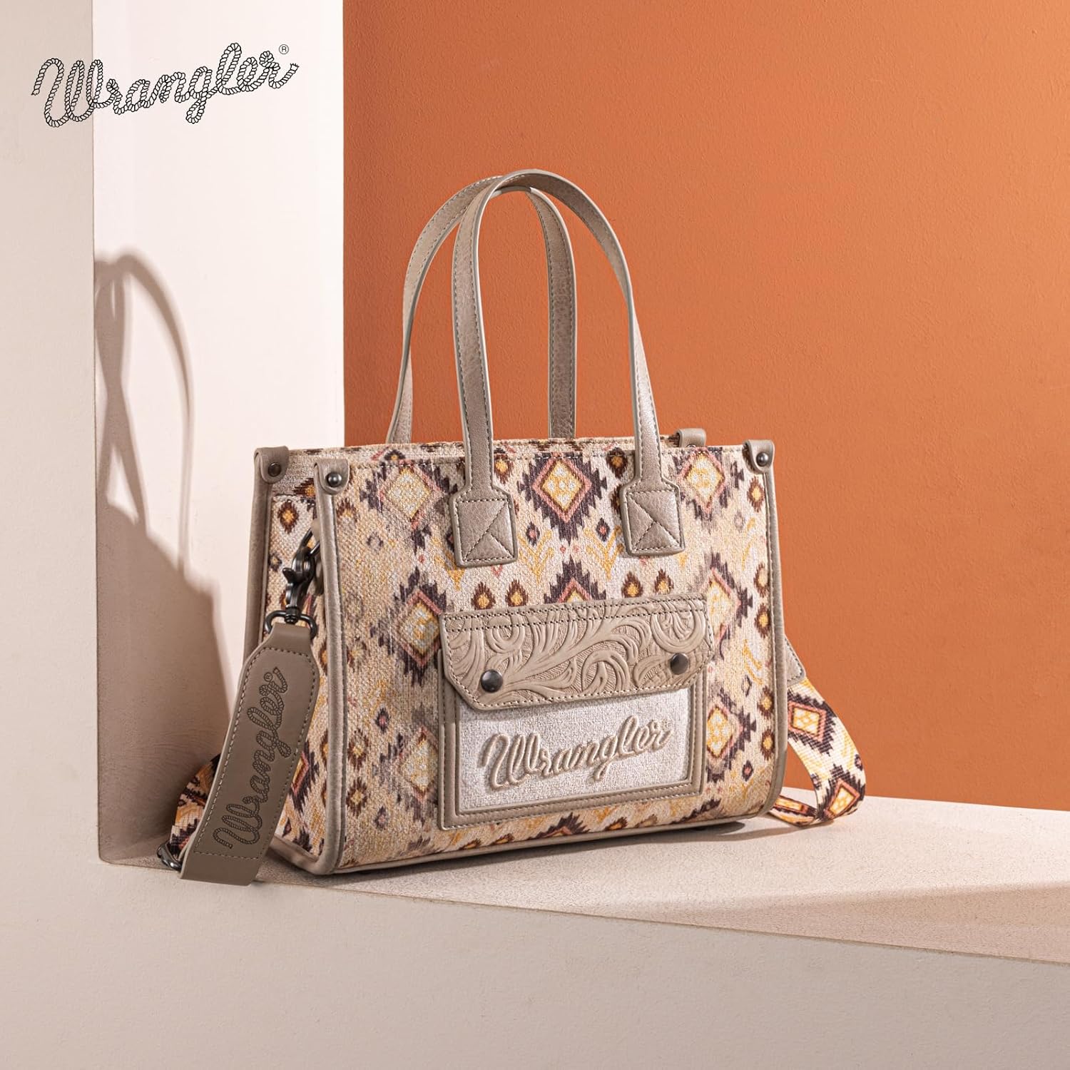 Montana West Wrangler Aztec Tote Bag for Women Western Purses and Handbags - Image 2