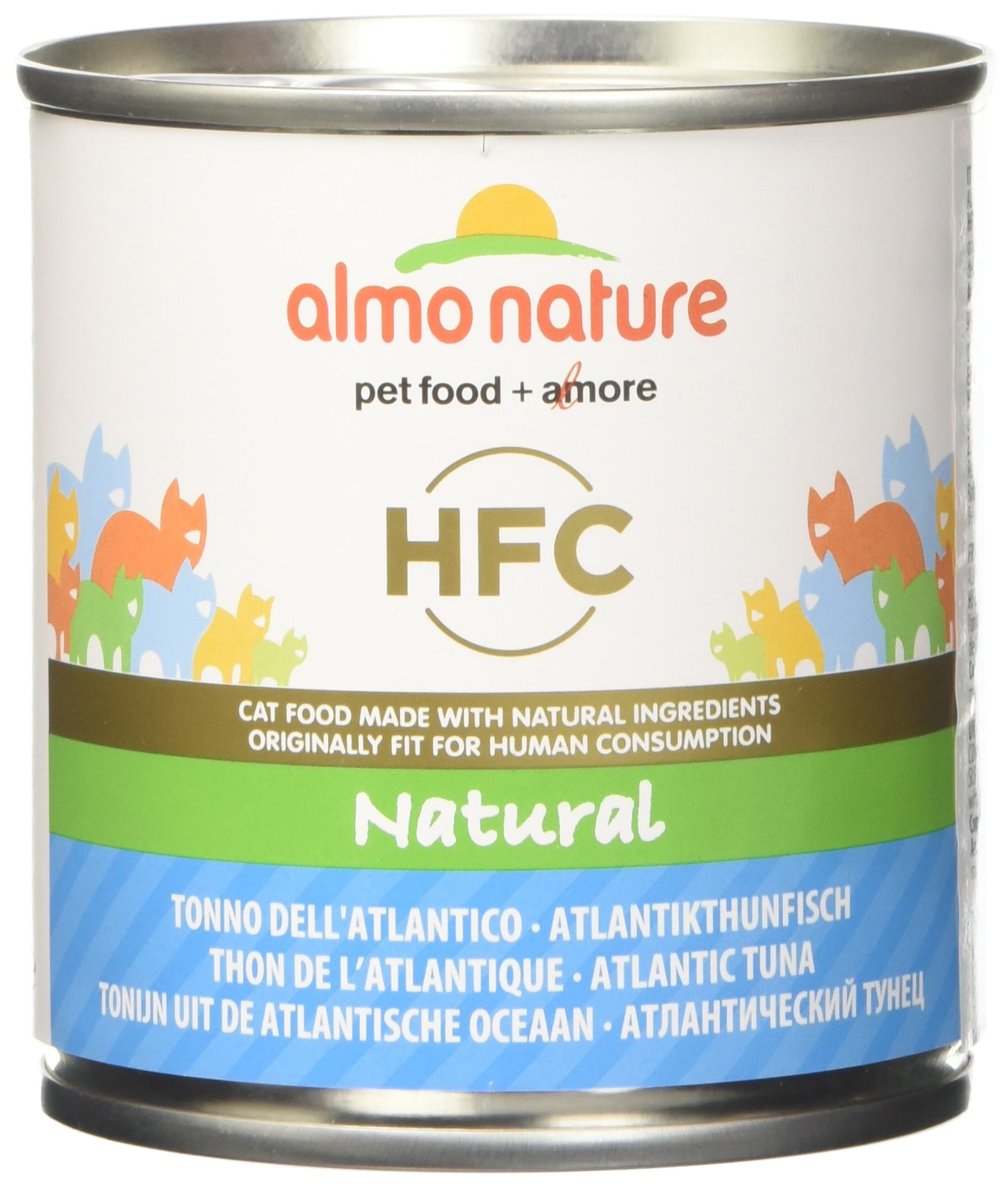HFC Natural - Wet Cat Food for Cats - Atlantic Tuna - 280g (Pack of 12)