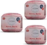 TROYARN Troyarn Royal Batik (1- Skeins Pack) Ombre Yarn with Rainbow Colors,Soft Yarn for Crocheting and Knitting%100 Anti-Pilling Acrylic 1x140 gr (1x383 yds) (10608)