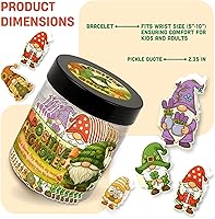 Vista 4 de Frasco de Gnomo Positivo con 60 Tarjetas de Afirmaciones Diarias, Gnomo de Apoyo Emocional, Mini Gnomos Alentadores, Decoraciones de Cumpleaños