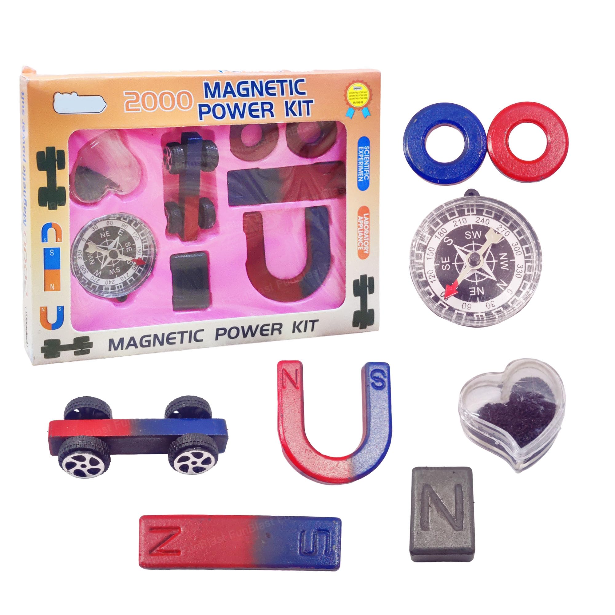FunBlast Science Experiment Kit – Science Kit for Kids, STEM Kit, Magnetic Power Kit for Students with Compass, DIY Science Kit for Students, Science Experiment Kit (Random Color) (B0CKHW12HH) Amazon Price History, Amazon Price Tracker