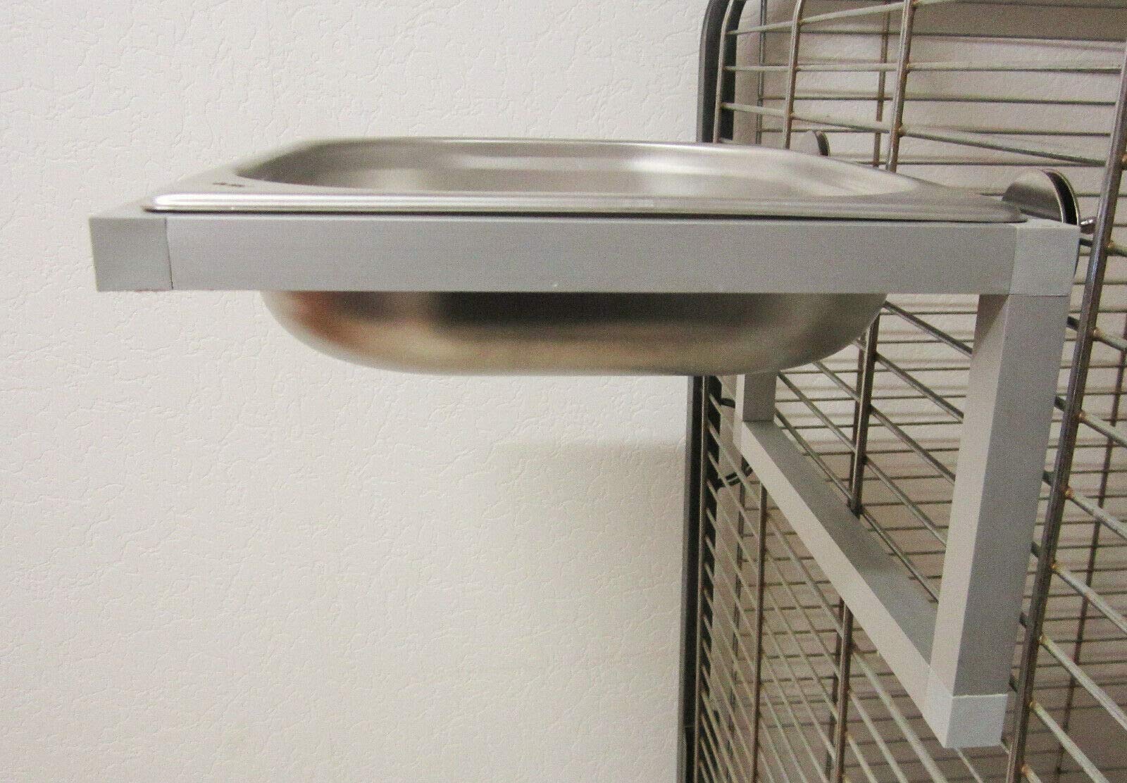 Generisch Badewanne Papageien Badehaus Voliere Freisitz Käfig Edelstahl Sittiche Vögel Vogel Vogelbadewanne Papagei Spielzeug Papageienspielzeug