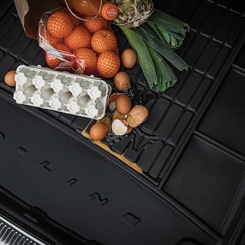 MOTOS Boot Protection Mat Suitable for Renault Clio IV 2012-2020 Hatchback 5 Doors without Height-Adjustable Boot Floor Improve Your Travel Comfort with Non-Slip Mat Car TM All Weather