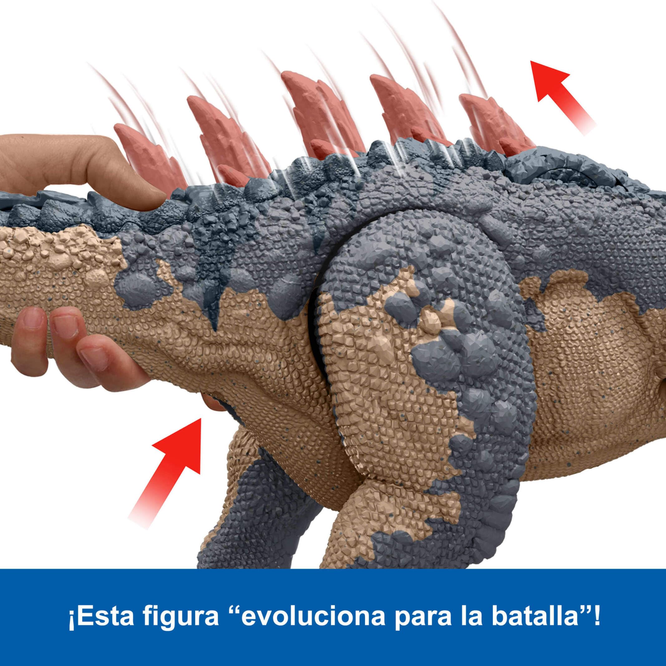 Mattel Jurassic World: Teoría del Dinocaos Netflix - Mapusaurus Rastreadores Gigantescos, Figura de acción de dinosaurio de juguete de 35 cm de largo, serie Epic Evolution, +4 años, HTK81
