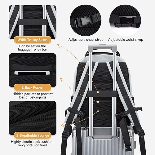 Miniatura 6 de Mochila transportadora para mascotas para gatos pequeños y perros, mochila gris transpirable para gatos, cachorros, diseño de cortina de privacidad,