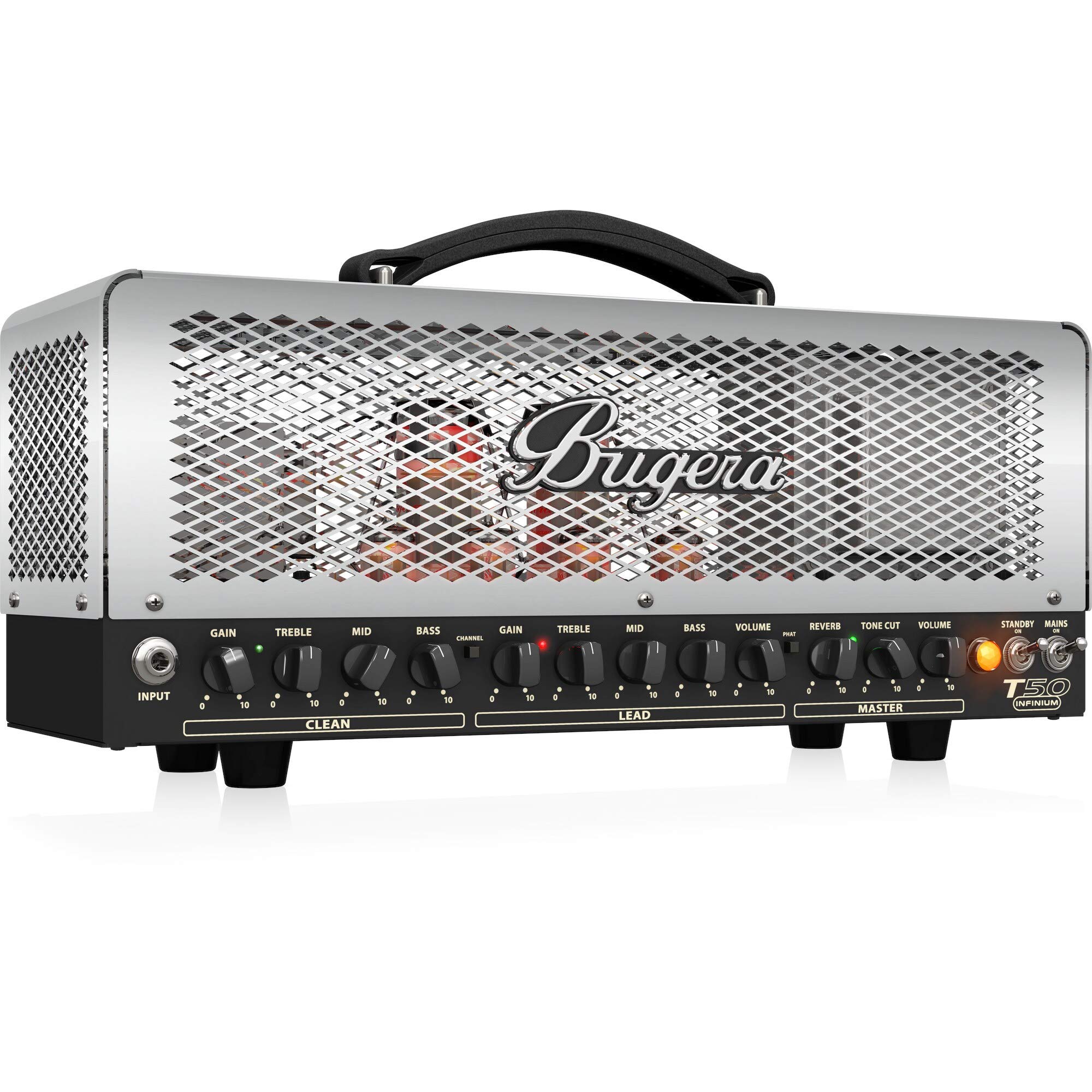 Bugera T50 Infinium Testata Valvolare 50W 2 Canali per Chitarra