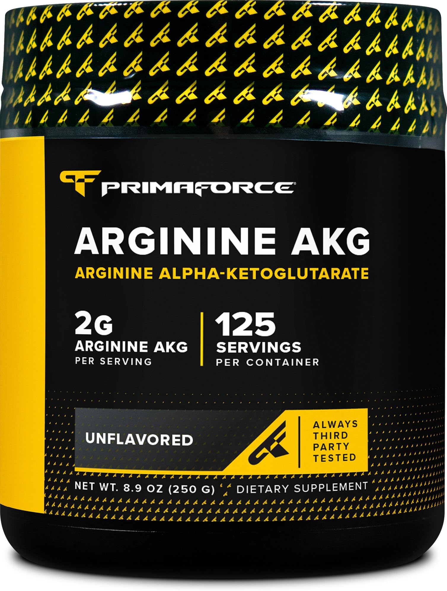 AAKG Arginine Powder, 250 grams (L-Arginine and Alpha-Ketoglutarate Acid) Premium Workout Supplement, Non-GMO, Vegan, Gluten Free