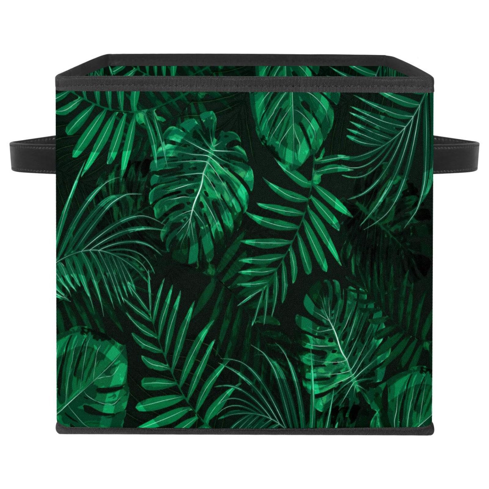 Boîte de rangement pliable motif jungle pour organiser le placard de la chambre