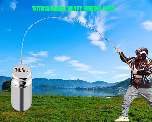 Miniatura 7 de Kit de caña telescópica Tenkara, kit de caña de pescar de 20 pies, corriente de zoom de 4 longitudes, cañas de mosca plegables para mochileros, caña