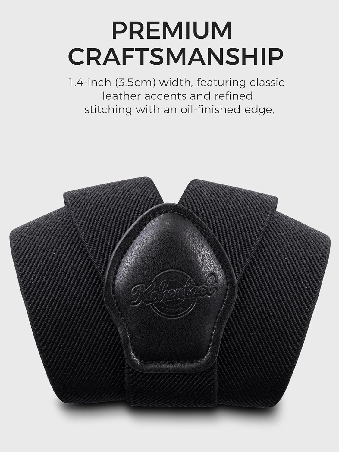 Suspenders for Men with Clip & 6 Buttons 1.4in Y-Shape Stainless Steel - Image 5