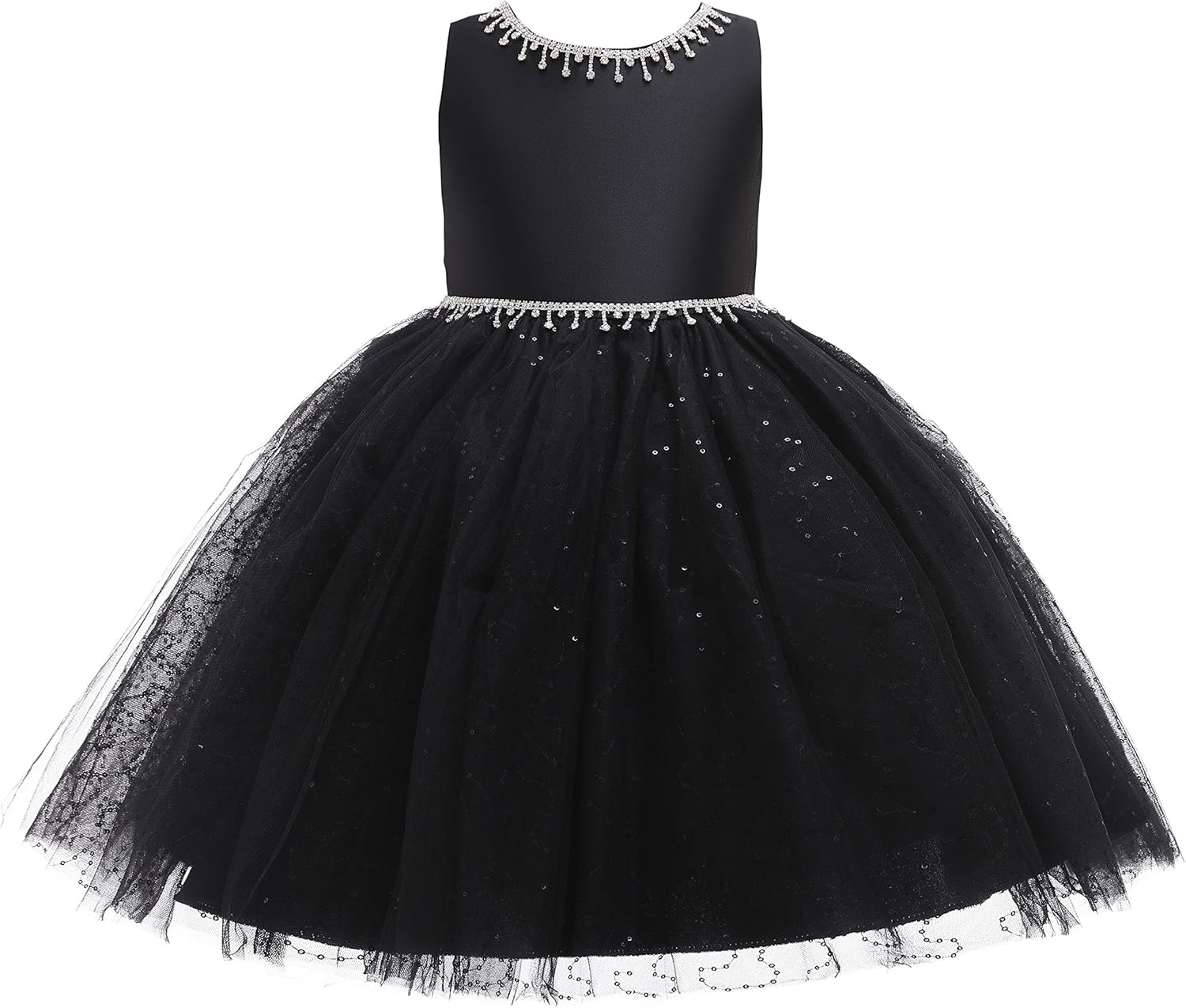 Weileenice Flower Girl Vintage Dress Kids Sparkly Tulle Formal Photo Shoot Wedding Party Prom Dresses
