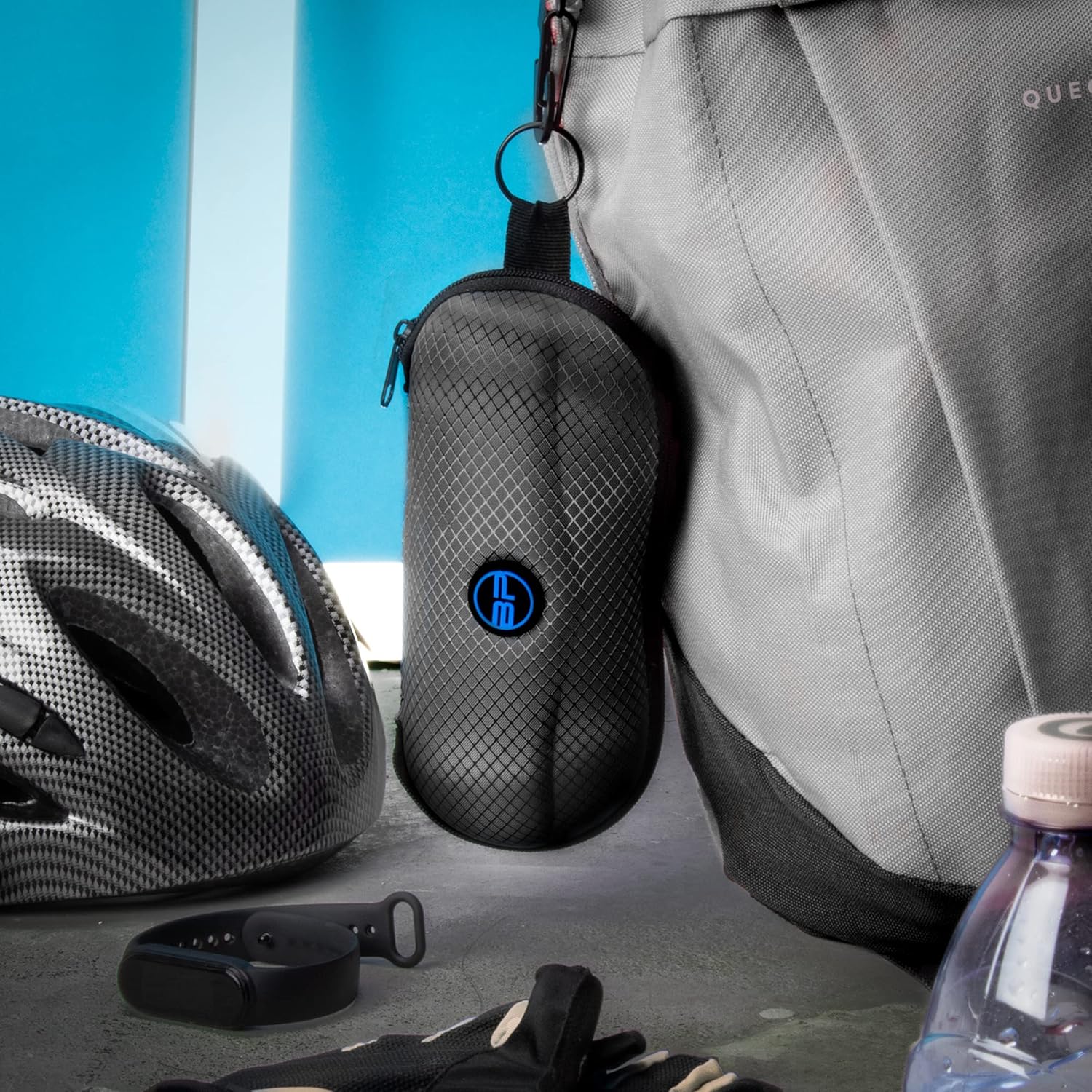 BLUPOND Sunglasses Case Semi Hard EVA Shell with Metal Hanging Hook Belt Clip Sun Glasses Storage - Image 7