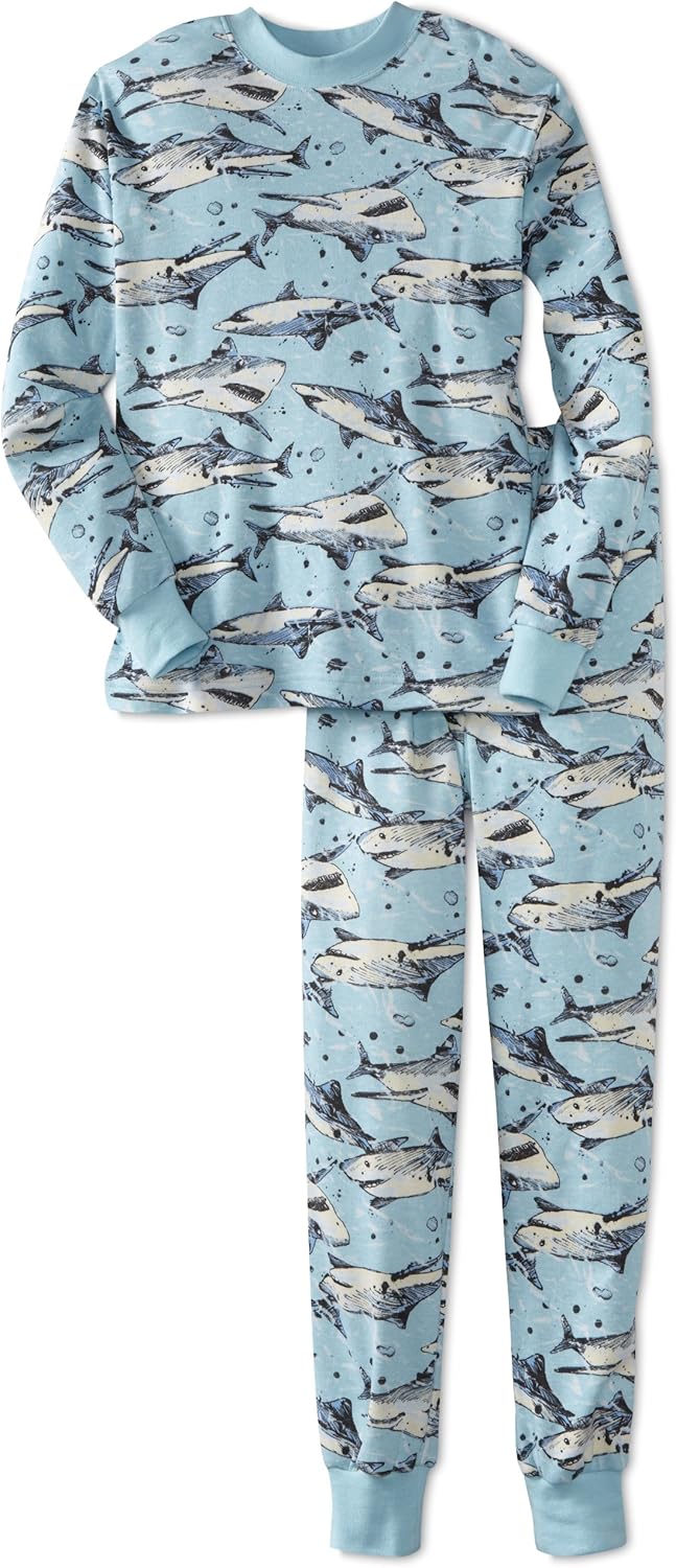 Sara's Prints Unisex Kids Two-Piece Pajama Set : Clothing, Shoes & Jewelry