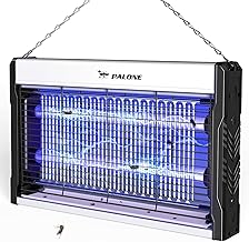 PALONE Mückenlampe, 3200 V, LED, hohe Effizienz, elektrisch, ohne Gefahr und leise, für Innen und Außen