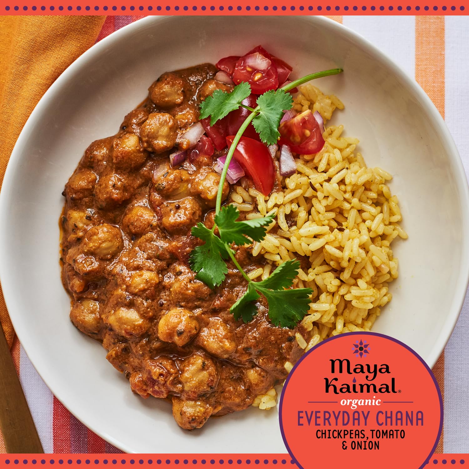 Amazon.com: MAYA KAIMAL Organic Everyday Chana with Tomato + Onion