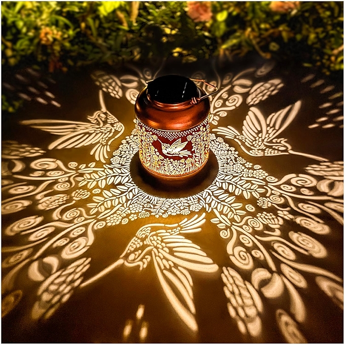 母亲节礼物蜂鸟太阳能灯户外防水吊灯园林装饰灯